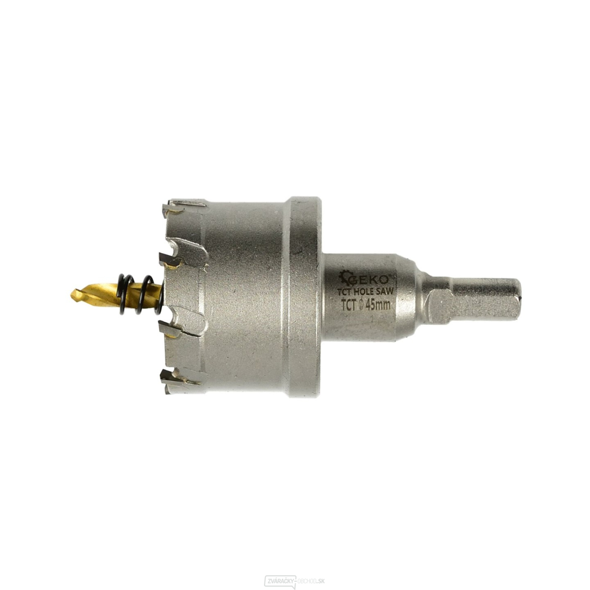 Korunkový vrták do kovu TCT GEKO, 45mm 