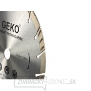 Kotúč diamantový rezný turbo-segmentový GEKO, 230x10x22mm  Náhľad