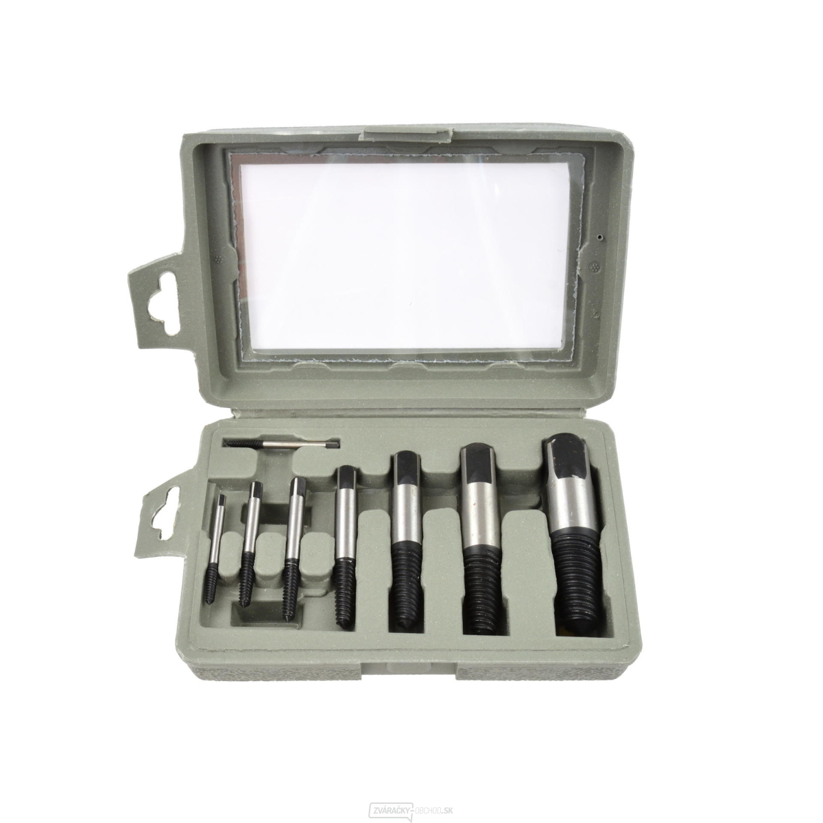 Vyťahovák zalomených skrutiek GEKO, sada 8ks, na skrutky M4-M24 Vyťahovák zalomených skrutiek GEKO, sada 8ks, na skrutky M4-M24 gallery main image