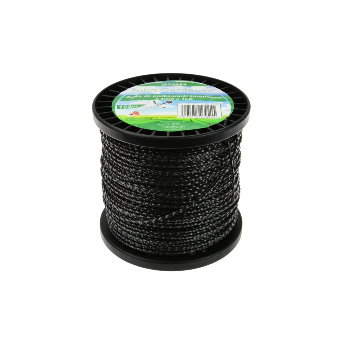 Struna do kosačky GEKO 2,4mm 122m karbón