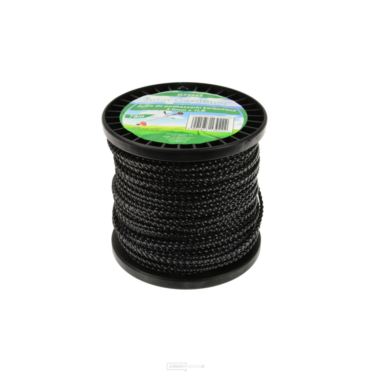 Struna do kosačky GEKO 3,0mm 78m karbón 