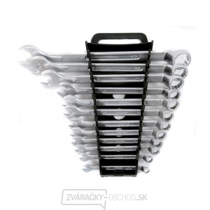 Kľúče očkoploché vyhnuté, sada 12ks, 6-22mm GEKO Kľúče očkoploché vyhnuté, sada 12ks, 6-22mm GEKO gallery main image