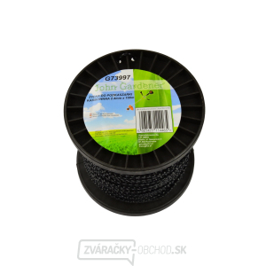 Struna do kosačky GEKO, 2,4mm, 100m, zvlnený profil, nylon  Struna do kosačky GEKO, 2,4mm, 100m, zvlnený profil, nylon  gallery main image