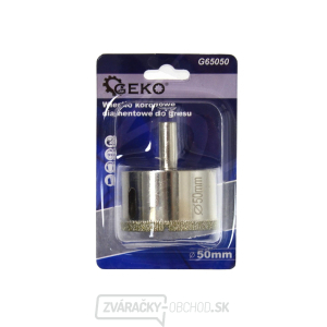 Vrták diamantový korunkový GEKO, 50 mm Vrták diamantový korunkový GEKO, 50 mm gallery main image