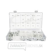 Sada chrómovaných mazníc GEKO, rôzne veľkosti, 110 kusov  Sada chrómovaných mazníc GEKO, rôzne veľkosti, 110 kusov  gallery main image