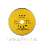 Kotúč diamantový rezný celoobvodový GEKO, 200x8x25, 4mm  Kotúč diamantový rezný celoobvodový GEKO, 200x8x25, 4mm  gallery main image