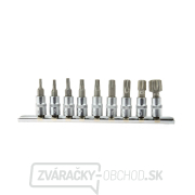 Súprava bitov TORX GEKO, 9ks, 1/4