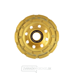 Kotúč diamantový hrnčekový brúsny dvojradový GEKO, 125x5x22,23mm  Kotúč diamantový hrnčekový brúsny dvojradový GEKO, 125x5x22,23mm  gallery main image