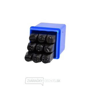 Razidlá číselné 8 mm GEKO, 9 ks  Razidlá číselné 8 mm GEKO, 9 ks  gallery main image