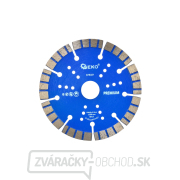 Diamantový rezný kotúč turbo-segment, 125x10x22mm GEKO Diamantový rezný kotúč turbo-segment, 125x10x22mm GEKO gallery main image
