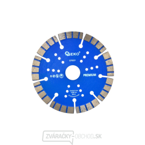 Diamantový rezný kotúč turbo-segment, 125x10x22mm GEKO gallery main image