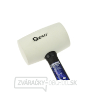 Gumové kladivo 16 OZ/600G/biele sklolaminátové Geko Premium (24/48) Náhľad