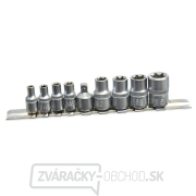 9dielna sada hlavíc Torx E5-16,1/4 a 3/8