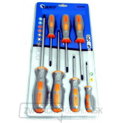 Krížové skrutkovače, sada 7 kusov, Cr GEKO Krížové skrutkovače, sada 7 kusov, Cr GEKO gallery main image