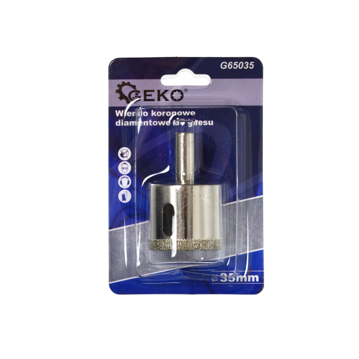 Diamantový korunkový vrták, 35 mm GEKO