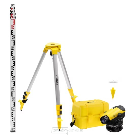 Optická vodováha STANLEY AL24GVP (kruhová stupnica 400 gon)