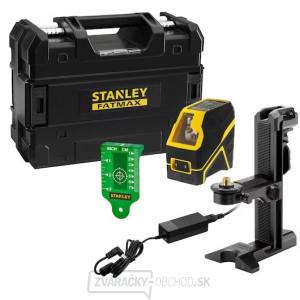 Krížový laser STANLEY FATMAX, Li-Ion batéria, zelený lúč 