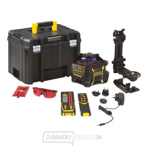 Rotačný laser X700LR STANLEY FATMAX, Li-Ion batéria, červený lúč 