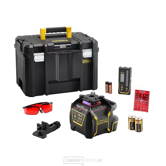 Rotačný laser X600R STANLEY FATMAX, alkaické batérie, červený lúč  