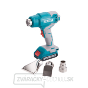 Pištoľ teplovzdušná AKU TOTAL, 20V Li-ion, 2000mAh, industrial, bez batérie a nabíjačky gallery main image
