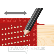 Uholník stolársky 3D viacúčelový Fortum, 215x72x63mm náhled