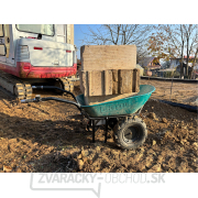 Koliesko dvojkolák s prevodovkou aku EXTOL INDUSTRIAL, 260kg, 100l, 40V Li-ion, 6000mAh náhled