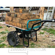 Koliesko dvojkolák s prevodovkou aku EXTOL INDUSTRIAL, 260kg, 100l, 40V Li-ion, 6000mAh náhled