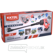 Čistič tlakový aku SHARE20V EXTOL PREMIUM, 20V Li-ion, 2000mAh náhled