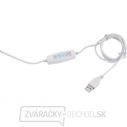 Lampa stolná s lupou EXTOL LIGHT, USB napájanie, biela, 2400lm, 3 farby svetla, 5x zväčšenie Lampa stolná s lupou EXTOL LIGHT, USB napájanie, biela, 2400lm, 3 farby svetla, 5x zväčšenie náhled