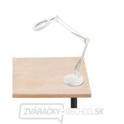 Lampa stolná s lupou EXTOL LIGHT, USB napájanie, biela, 2400lm, 3 farby svetla, 5x zväčšenie náhled