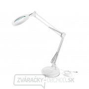 Lampa stolná s lupou EXTOL LIGHT, USB napájanie, biela, 2400lm, 3 farby svetla, 5x zväčšenie gallery main image