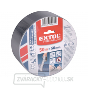 Páska lepiaca ALU EXTOL PREMIUM, hliníková, 50mm x 50m hr. 0,03mm, akryl. lepidlo Náhľad
