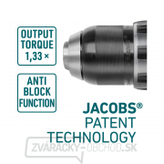 Vŕtací skrutkovač aku s príklepom SHARE20V EXTOL INDUSTRIAL, BRUSHLESS, 20V Li-ion, bez batérie a nabíjačky Náhľad