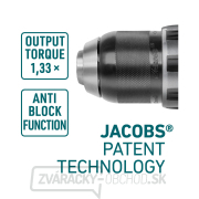 Vŕtací skrutkovač aku s príklepom SHARE20V EXTOL INDUSTRIAL, BRUSHLESS, 20V Li-ion, bez batérie a nabíjačky Náhľad