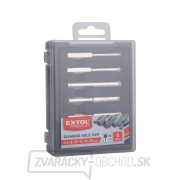 Korunky vykružovacie diamantové na sklo a keramiku súprava 6ks EXTOL PREMIUM, O 6-8-10-12-14-20mm Náhľad