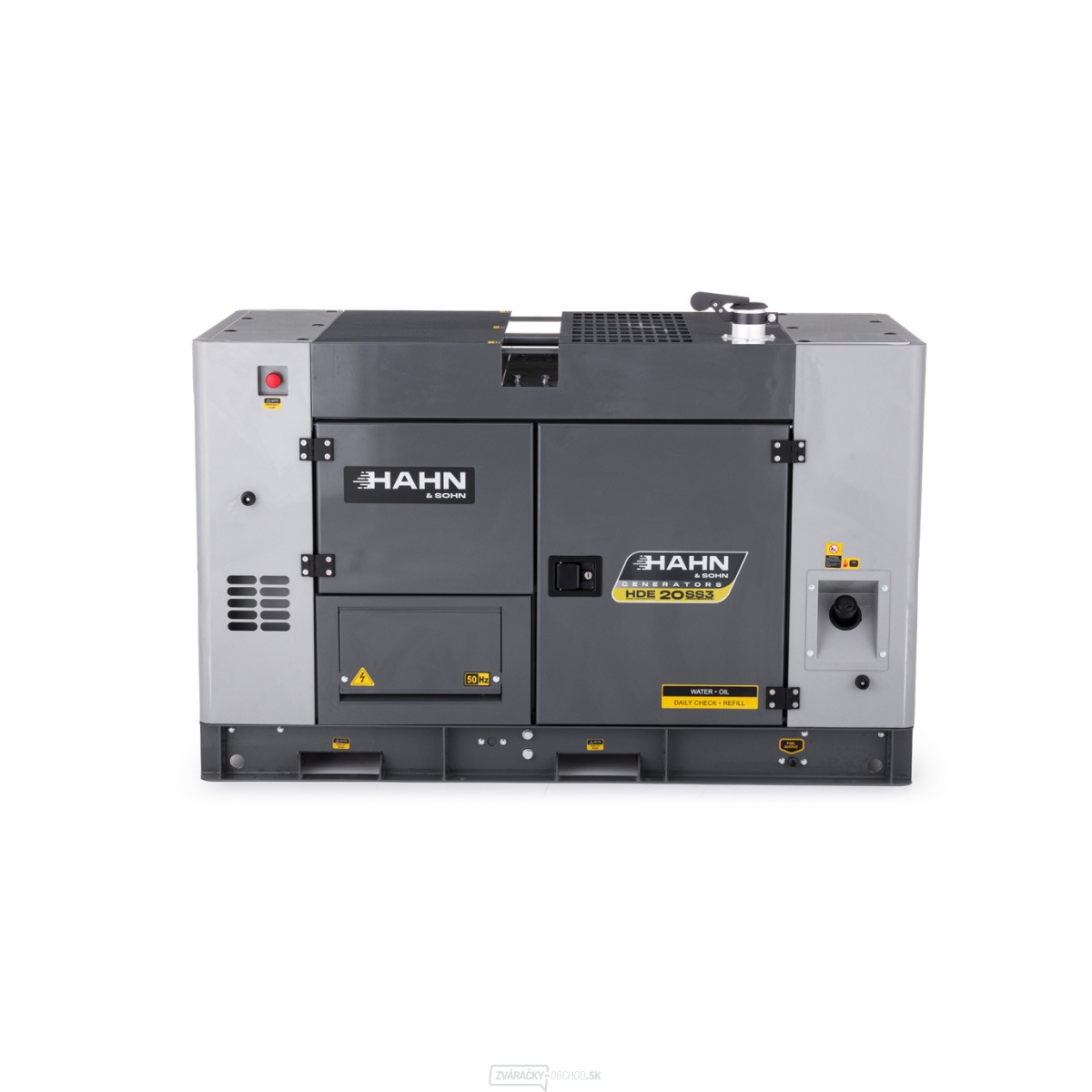 Dieselový Generátor Hahn & Sohn HDE20SS3 extrémne tichá prevádzka 51 dB
