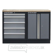 Zostava dielenských skriniek Procarosa PROFI TGC-130500 Pracovná doska: drevená Zostava dielenských skriniek Procarosa PROFI TGC-130500 Pracovná doska: drevená gallery main image