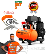 PANTERMAX® AirFlow® 3 SILENT SET2+Ofukovacia pištoľ 10B-1, Pneuhustič 1, Špirálová hadica PU 10 m, Ø 6,5/10 mm PANTERMAX® AirFlow® 3 SILENT SET2+Ofukovacia pištoľ 10B-1, Pneuhustič 1, Špirálová hadica PU 10 m, Ø 6,5/10 mm gallery main image