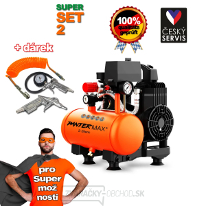 Bezolejový kompresor PANTERMAX® AirFlow® 3 SILENT SET2