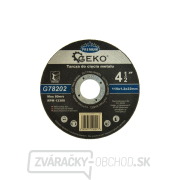 Kotúč rezný na kov/oceľ INOX GEKO, 115x1,2mm  gallery main image