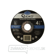 Kotúč rezný na kov GEKO, 115x1, 6mm  Kotúč rezný na kov GEKO, 115x1, 6mm  gallery main image