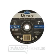 Kotúč rezný na kov GEKO, 180x1, 6mm  Kotúč rezný na kov GEKO, 180x1, 6mm  gallery main image