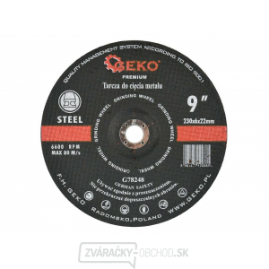 Kotúč rezný na kov GEKO, 230x6mm Kotúč rezný na kov GEKO, 230x6mm gallery main image
