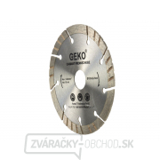 Kotúč diamantový rezný turbo-segmentový GEKO, 125x10x22mm  Náhľad
