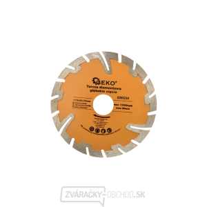 Kotúč diamantový rezný segmentový GEKO, 115x8x22, 2mm  Kotúč diamantový rezný segmentový GEKO, 115x8x22, 2mm  gallery main image