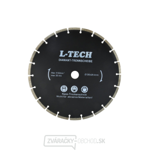 Kotúč diamantový rezný segmentový GEKO, 300x8x25, 4mm  Kotúč diamantový rezný segmentový GEKO, 300x8x25, 4mm  gallery main image