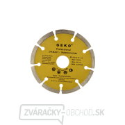Kotúč diamantový rezný segmentový GEKO, 115x8x22, 2mm  Kotúč diamantový rezný segmentový GEKO, 115x8x22, 2mm  gallery main image