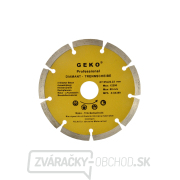Kotúč diamantový rezný segmentový GEKO, 125x8x22, 2mm  Kotúč diamantový rezný segmentový GEKO, 125x8x22, 2mm  gallery main image