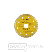 Kotúč diamantový rezný GEKO, TURBO, 115x8x22mm Kotúč diamantový rezný GEKO, TURBO, 115x8x22mm gallery main image