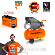 Olejový kompresor PANTERMAX® AirFlow® 25 SET1+ Sada príslušenstva 5-dielna gallery main image
